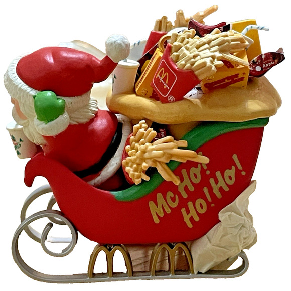 Enesco McDonalds Christmas Ornaments Mc Ho Ho Ho 1994 VIntage Collectable w/Box - Picture 4 of 16